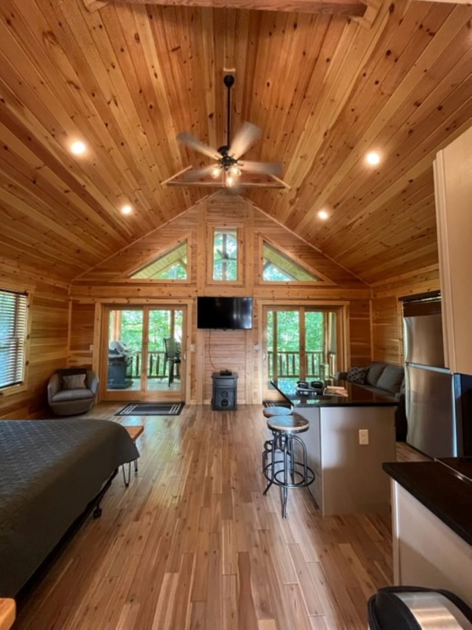 First floor of cabin