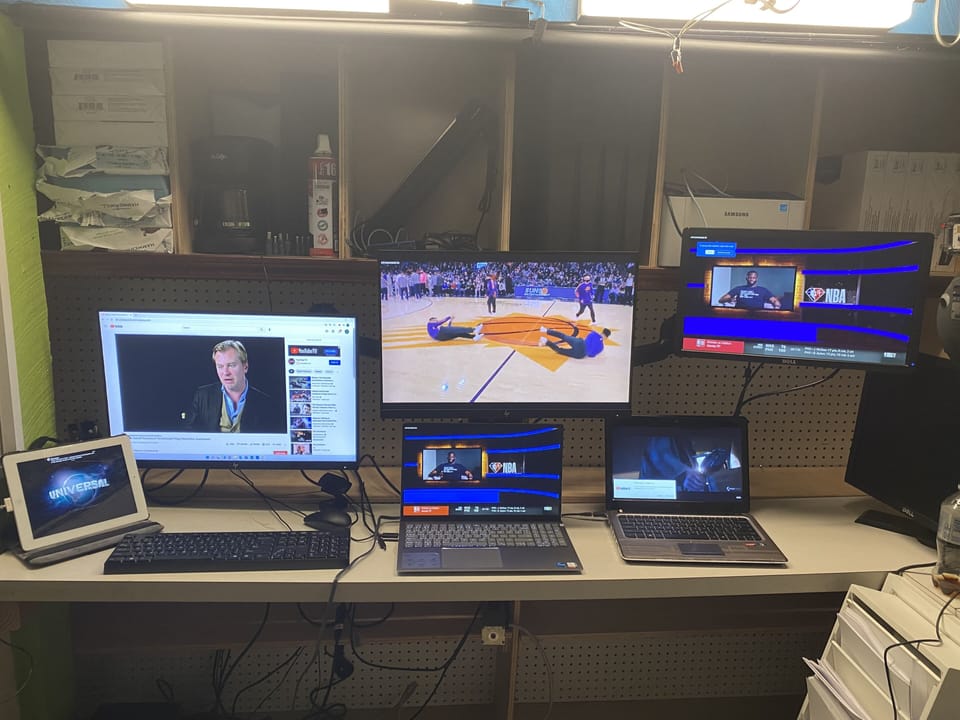 Personal Laptop connection to Business center 