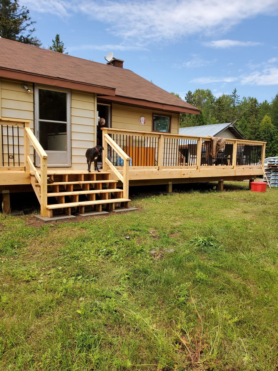 brand new large deck