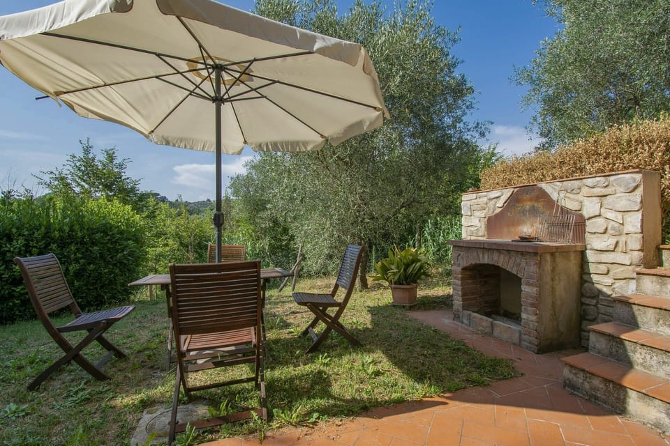 Furniture, Plant, Property, Sky, Umbrella, Chair, Shade, Outdoor Furniture, Tree, Outdoor Table