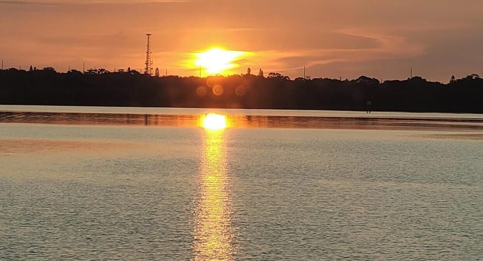 Sunset view from the pool area.