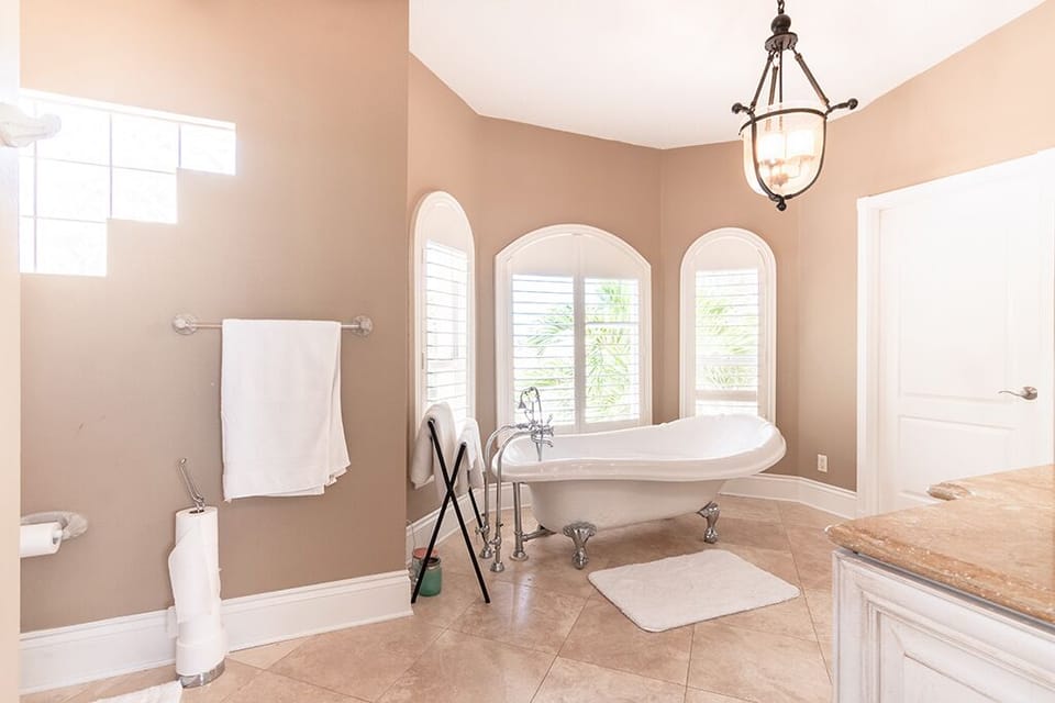 Soaking Tub located in your Luxury Suite