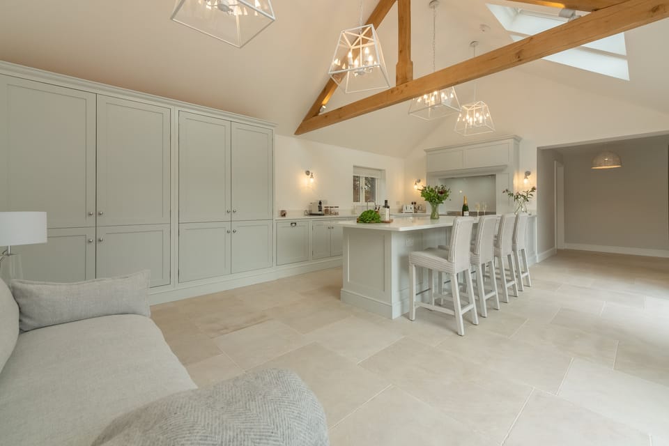 Ground floor: Plenty of storage and extra luxuries in the kitchen