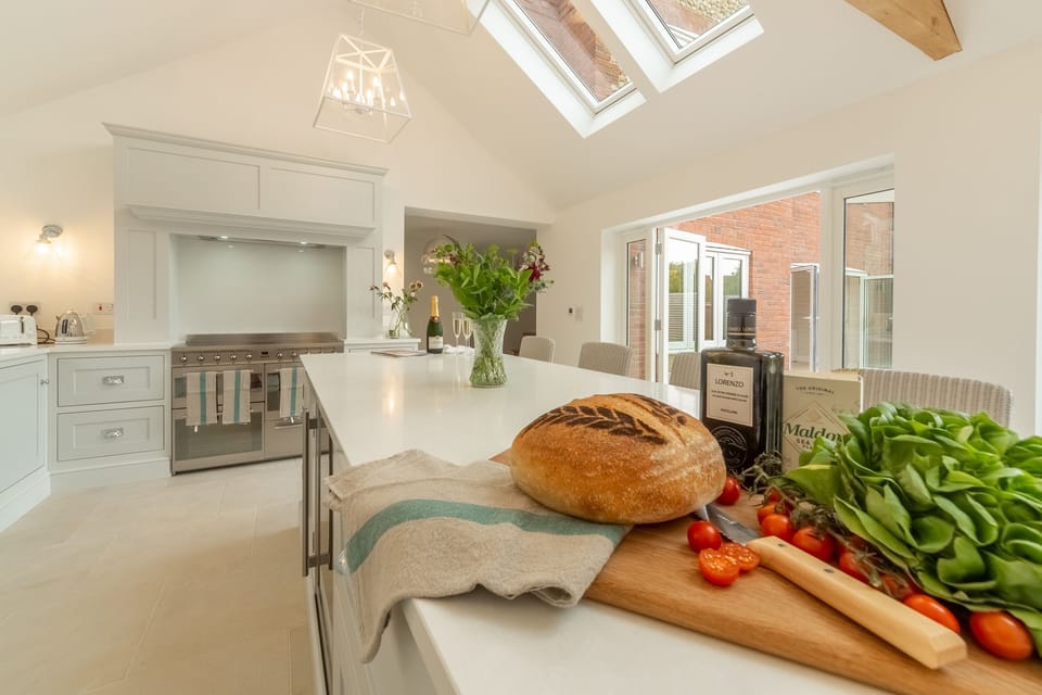 Ground floor: The kitchen opens out into the garden