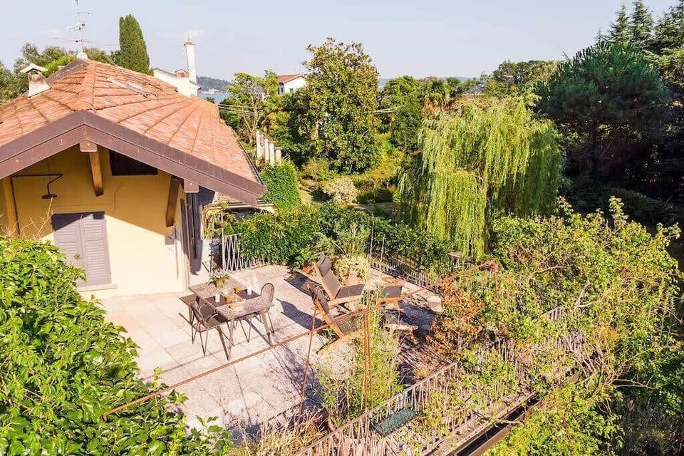 Aerial view of the terrace