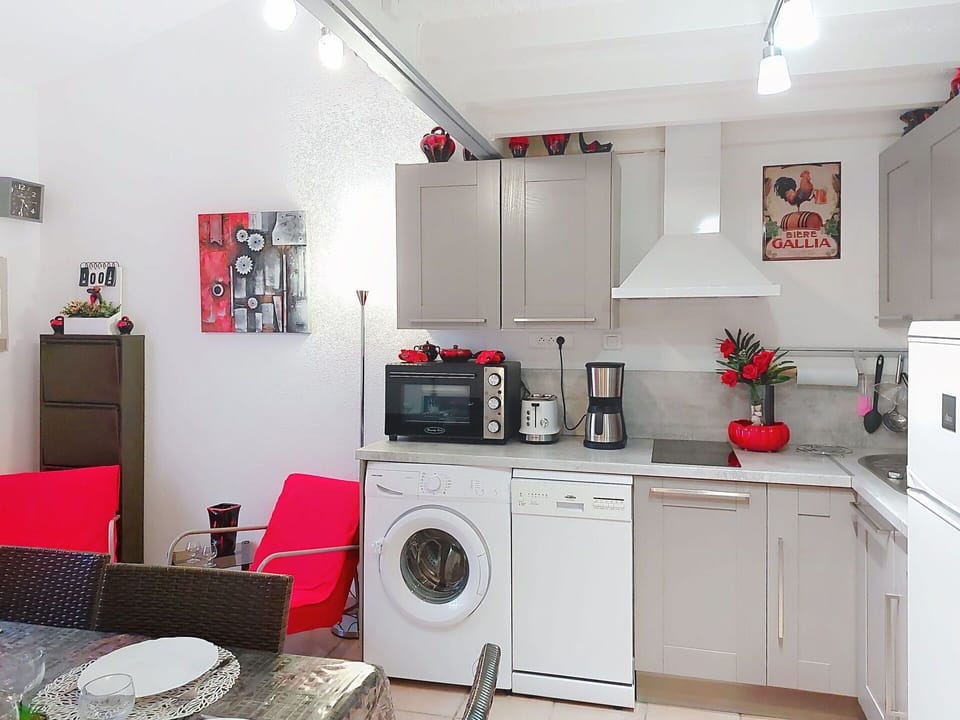 Kitchen Appliance, Kitchen, Furniture, Major Appliance, Interior Design, Home Appliance, Countertop, Washing Machine, Room, Flooring