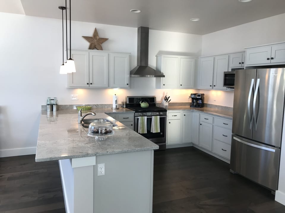 The kitchen is fully-stocked with everything you will need to prepare your meals.