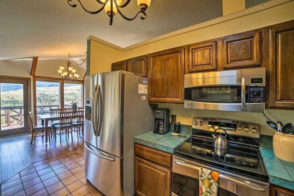 A fully stocked kitchen makes preparing your meals to enjoy together a breeze