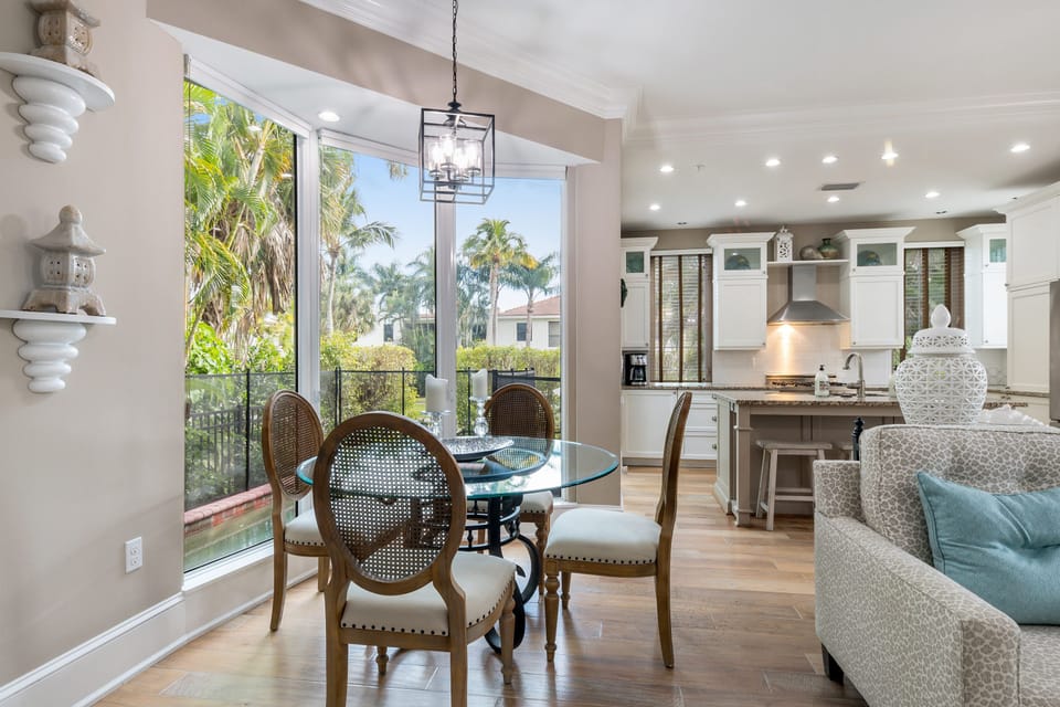 Open concept dining
