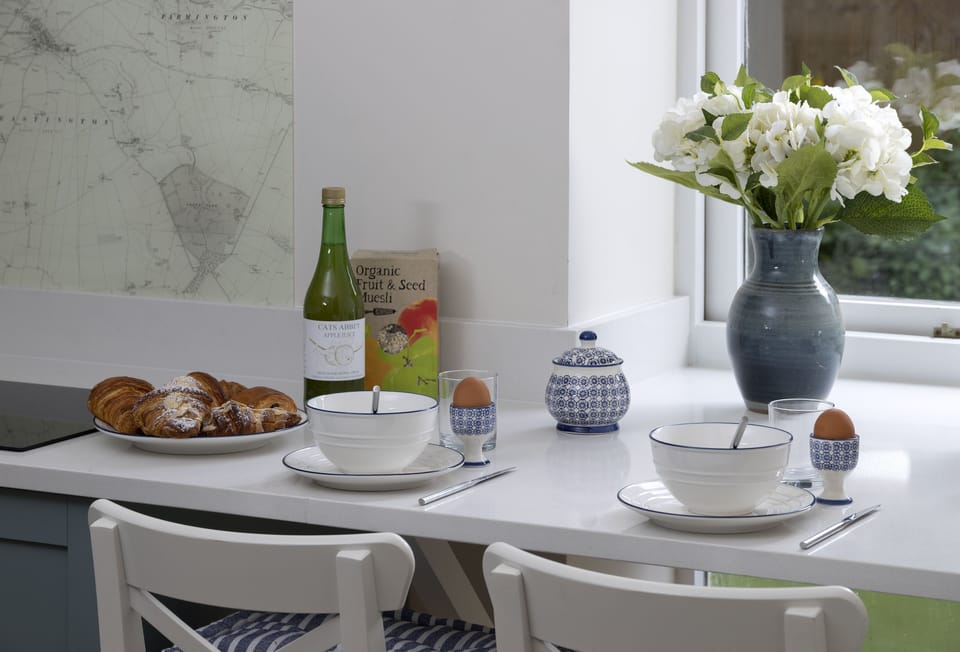 Ground floor: Kitchen with a lovely breakfast bar