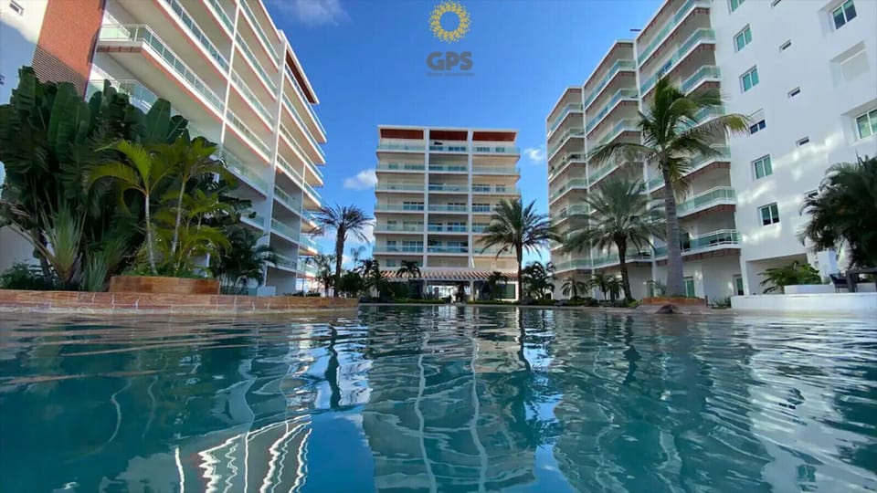 Vista desde la piscina