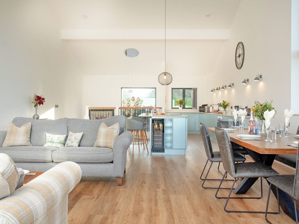 Open plan living space | Bluebell - Bincombe Country Cottages, Over Stowey, near Bridgwater