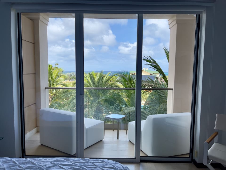 Balcony access from the primary bedroom