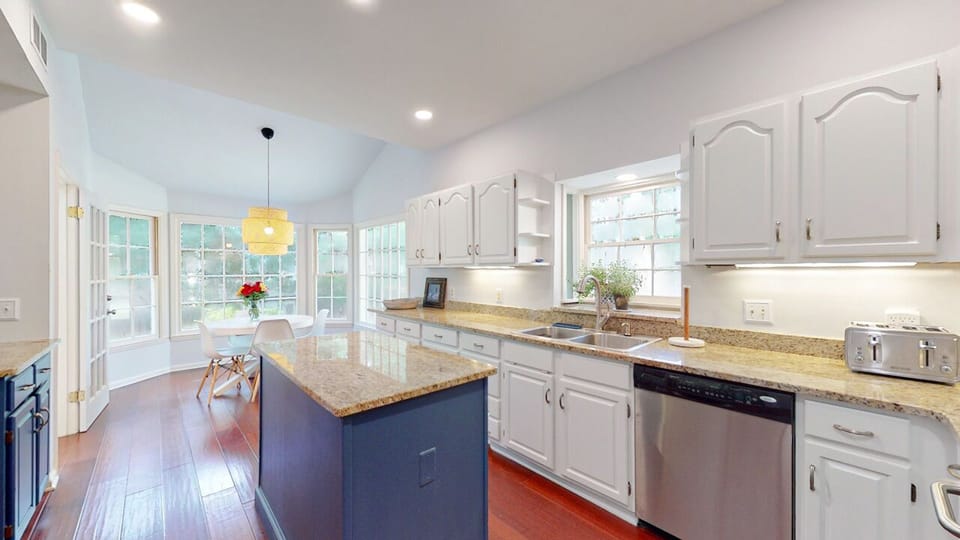 Kitchen with Ample Granite Counterspace
