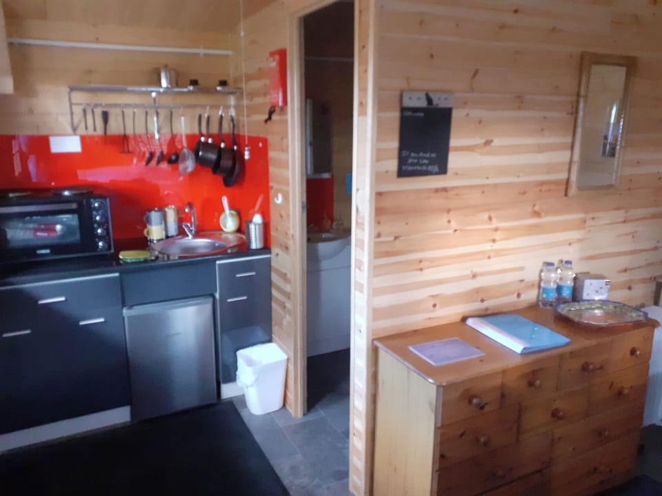 Kitchen | Alpaca Hideaway - Hightimbers Holiday Lets, Newtown