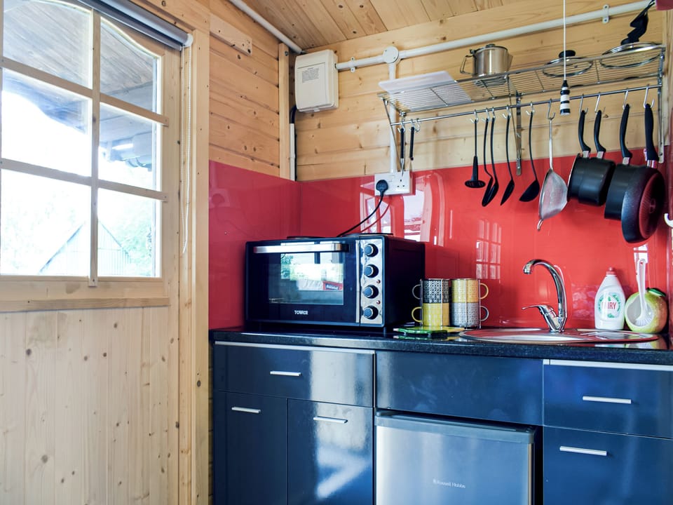 Open plan living space | Alpaca Hideaway - Hightimbers Holiday Lets, Newtown