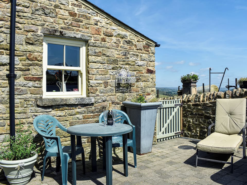 Sitting-out-area | Hare Cottage, Westgate, Near Stanhope