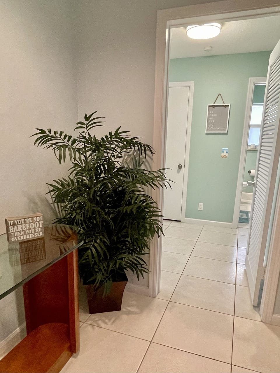 entry way to bedrooms