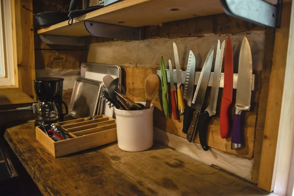Don`t forget the rainbow knives  :