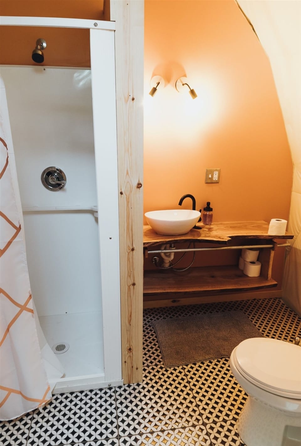 Restroom in Water Dome