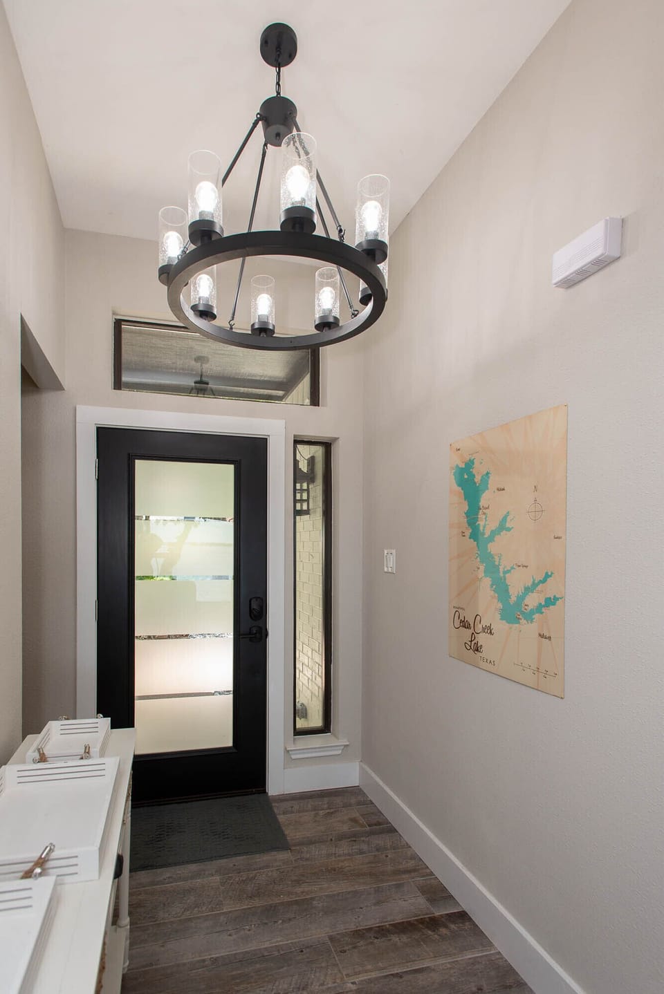 The welcoming entryway to the property.