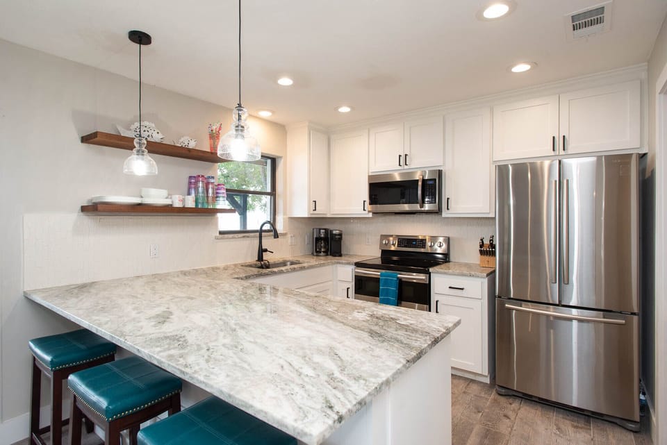 Designer touches throughout this beautiful kitchen.