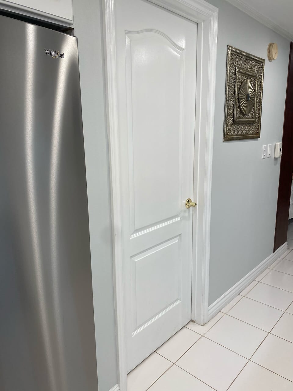 Separate door for bathroom
