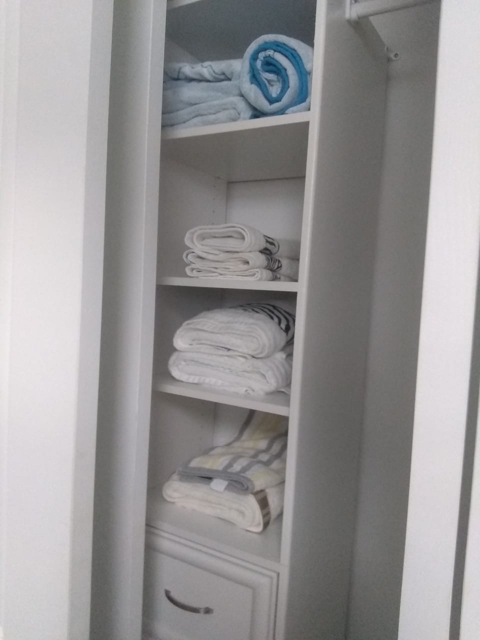 Plush towels and beach towels.