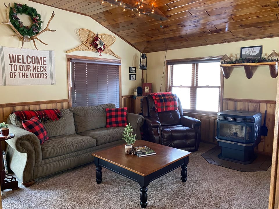 View of living area from kitchen