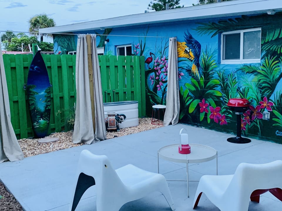 Mural by local artist David Cruey