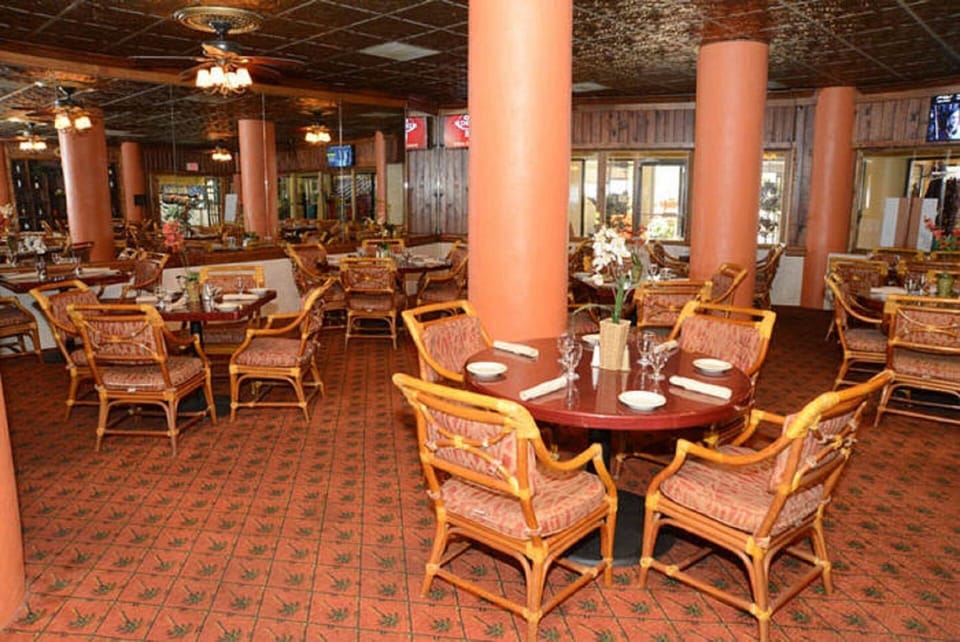 Have dinner after a long day at the beach.