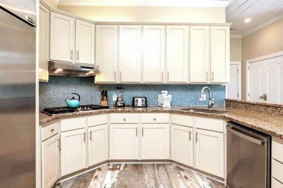 Ample counter space, and cabinets galore!