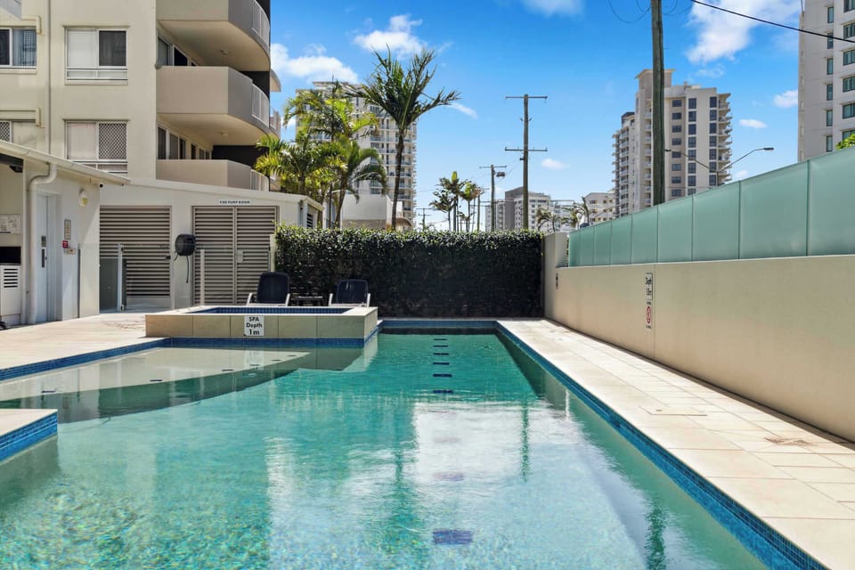 Lovely complex pool with a pool and heated spa.