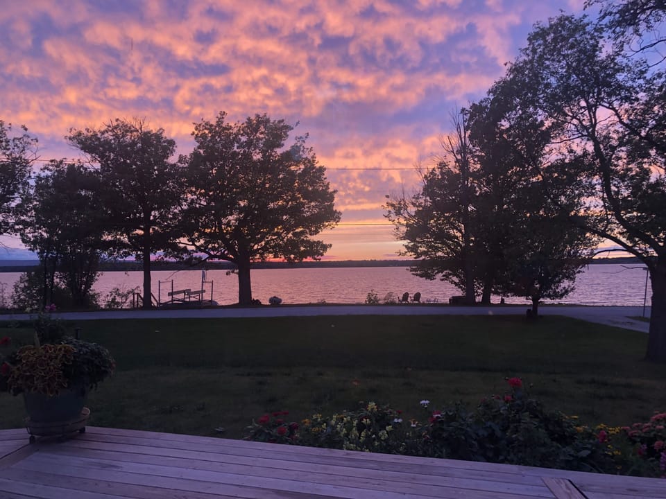 Another Gorgeous ILM Sunset from the Front Deck!  Cocktails Anyone?