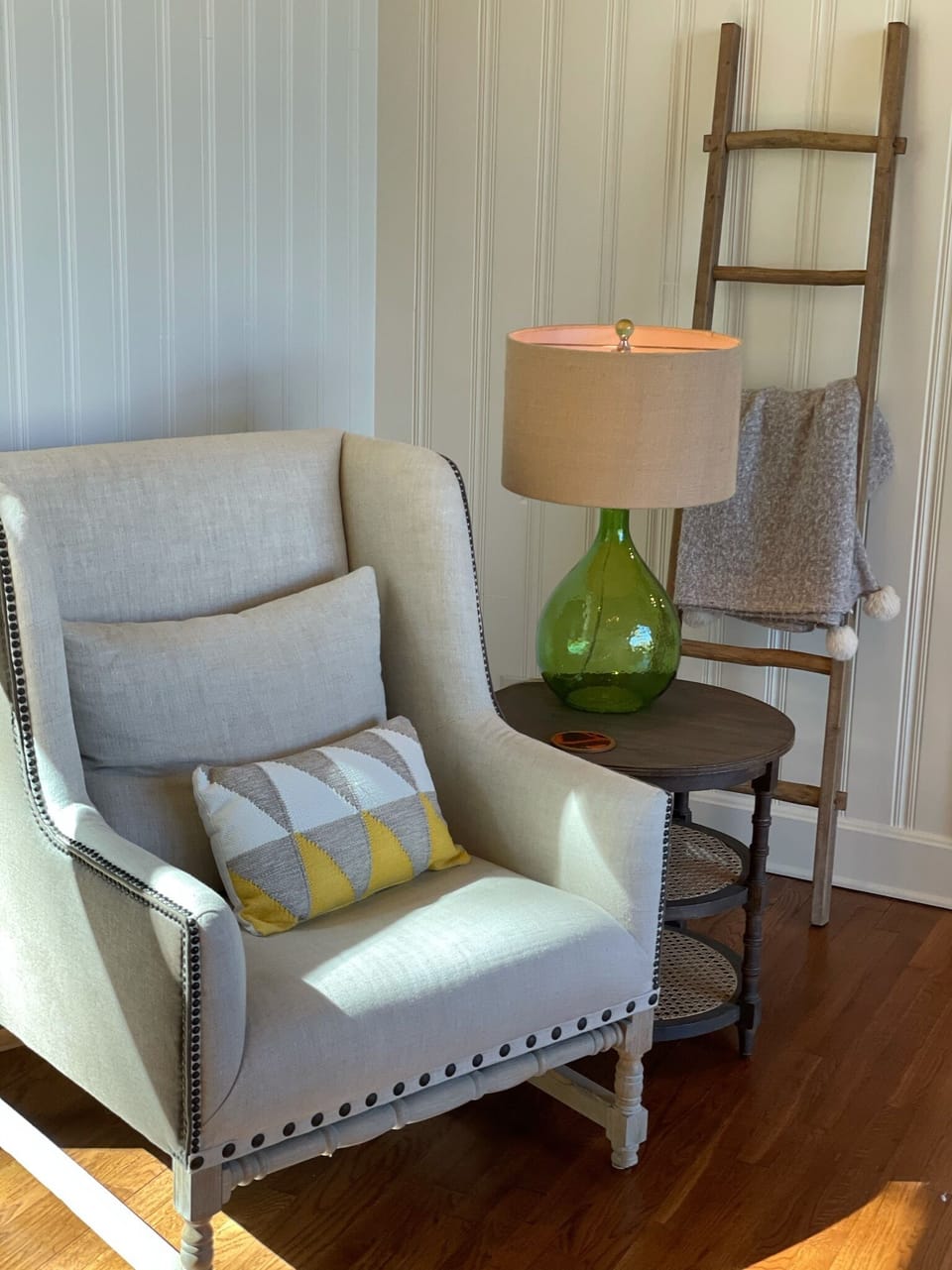 Lots of cozy places to curl up with a book.