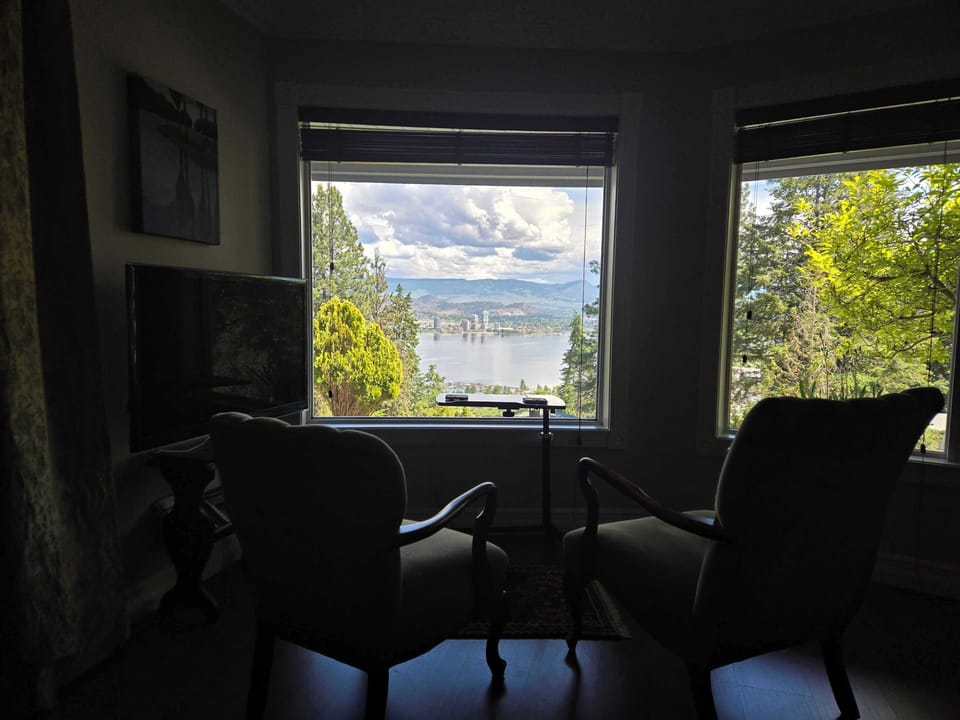 a view from the living room