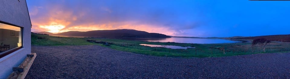 Pond fenced but gets smaller in summer 