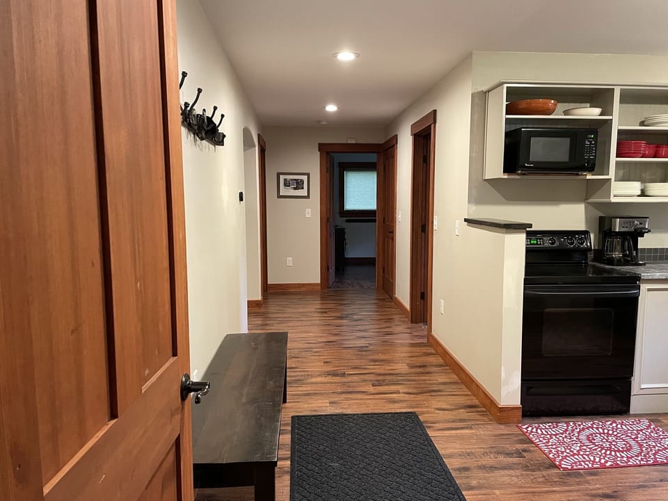 Entering apartment from the mudroom.