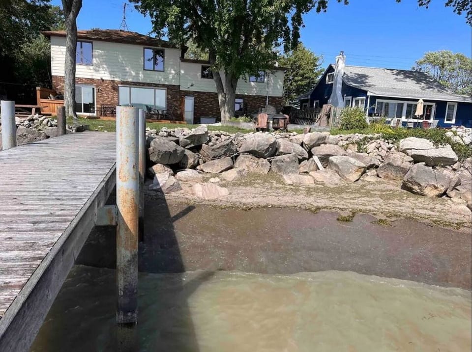 Beach access from Backyard