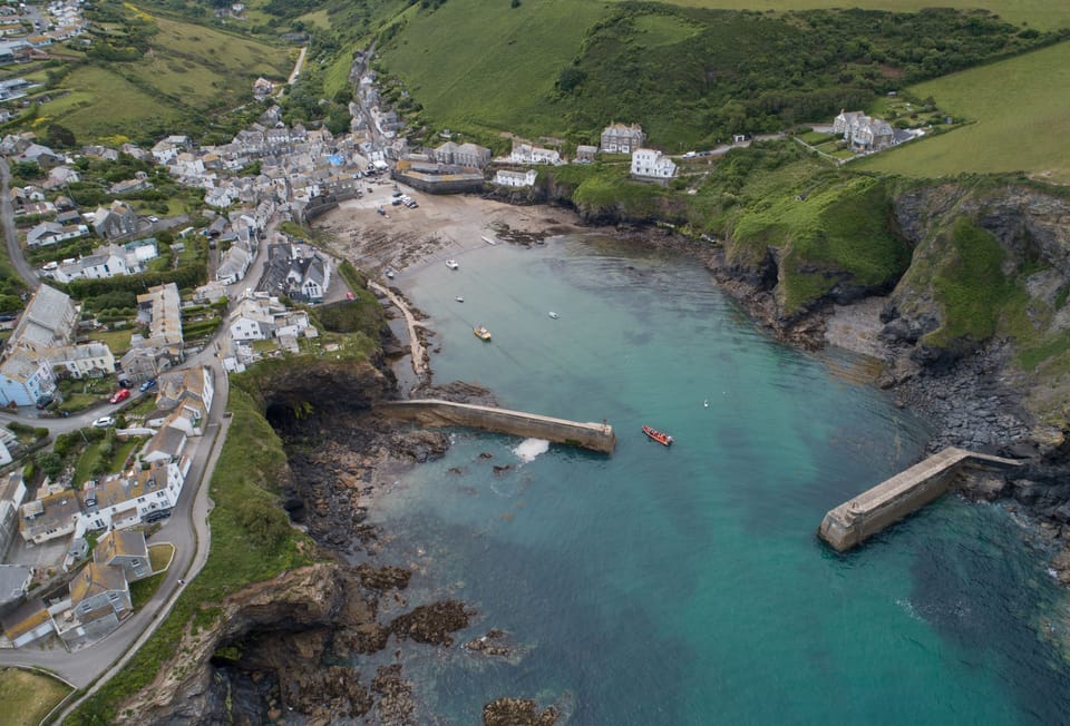 The famous Port Isaac harbour