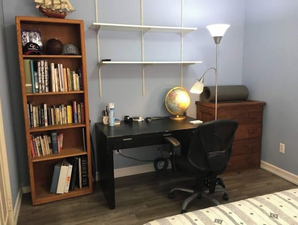 Sports room.  Great sports books available.