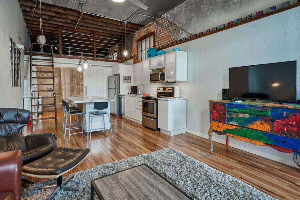 ~Open Concept Living and Kitchen Area
~Streaming TV
~Queen Sleeper Sofa