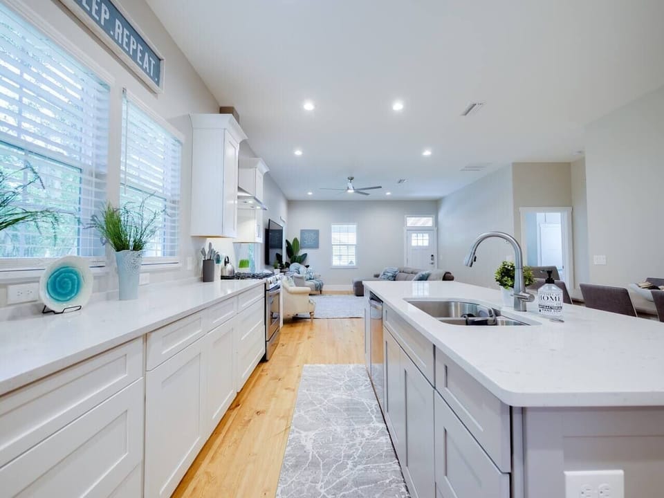 Every room has style as well as functionality.