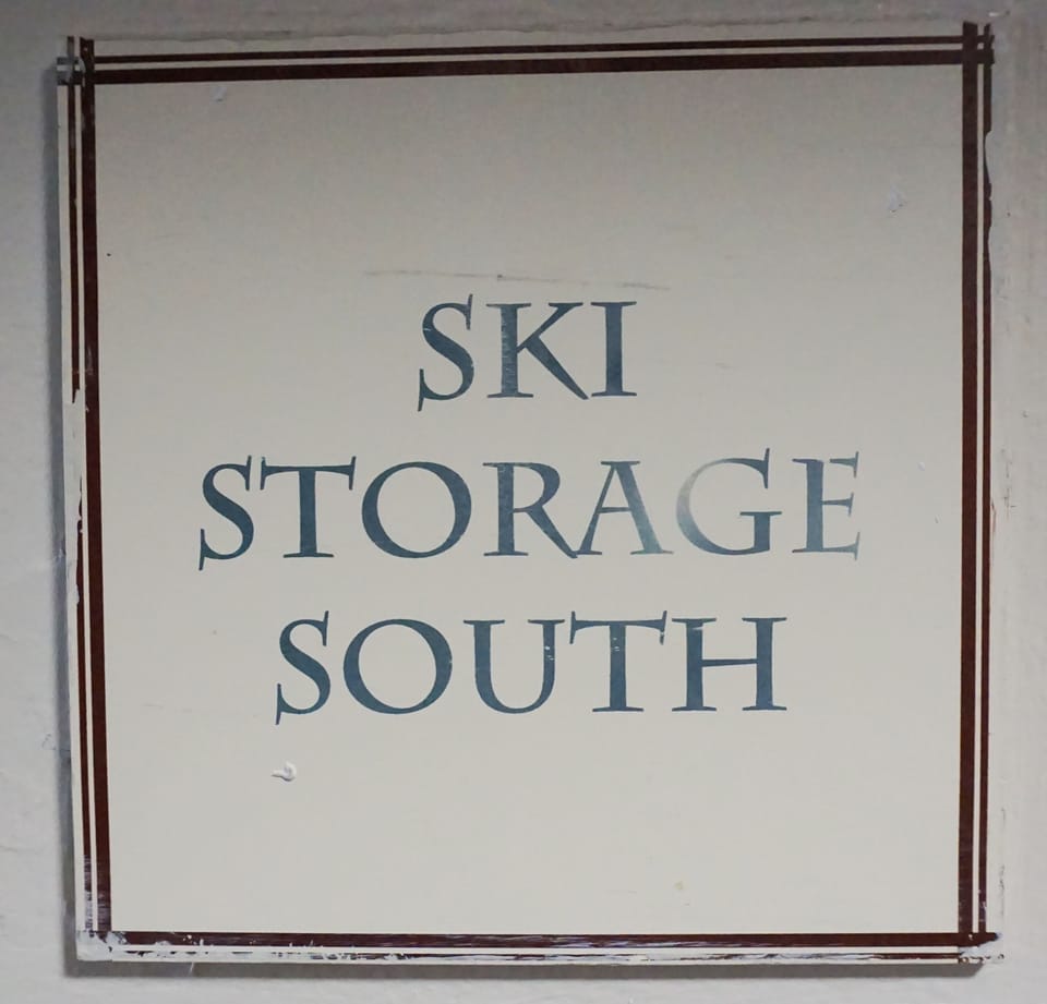 Ski Storage available