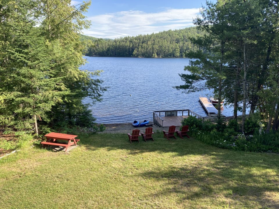 Lake Paradox is in your backyard; you are in the water within feet of the home