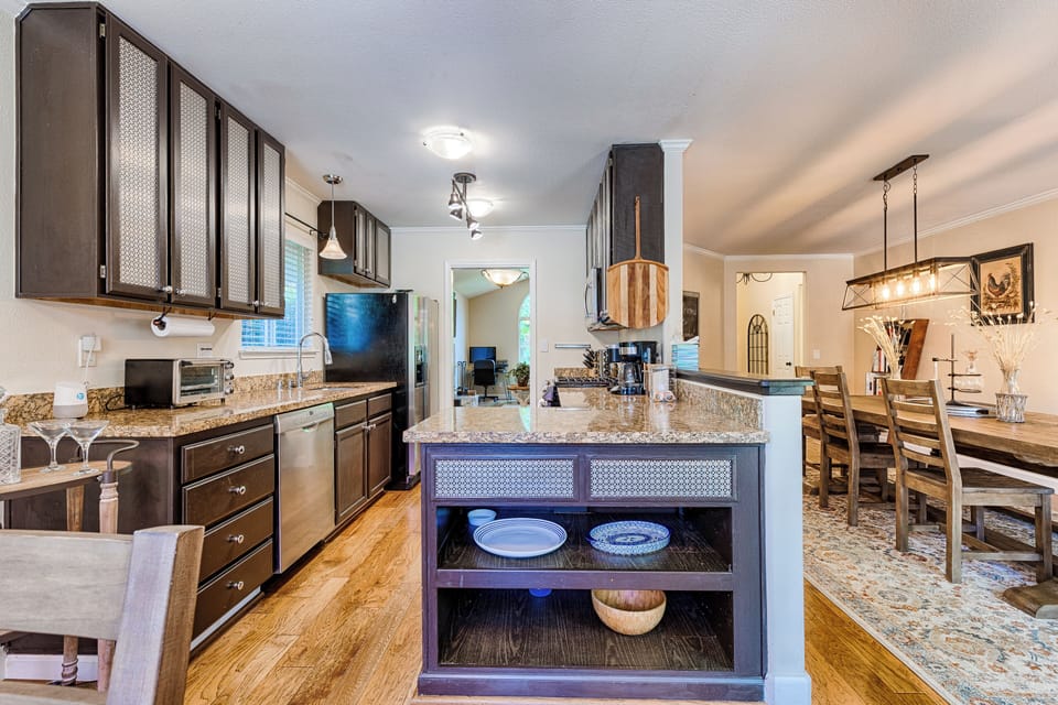 Dining Room and Kitchen open concept space