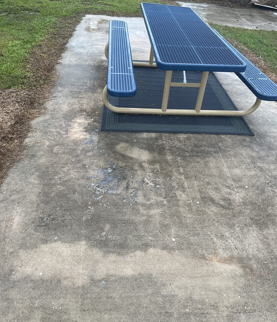 PICNIC TABLE HEAVY WITH SEATING FOR 8