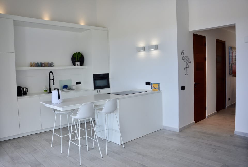 Luxury kitchen with all appliances for a nice dinner and a perfect breakfast