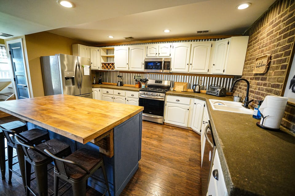 Kitchen with supplies stocked for all your cooking needs