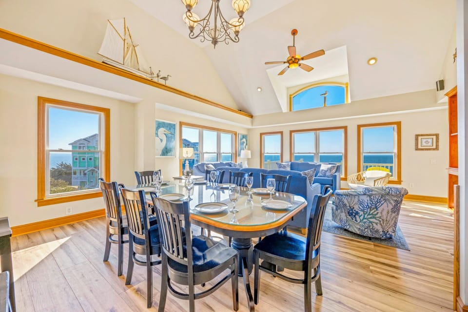 Surf or Sound Realty - 973 - Bay Breeze - Dining Area -2
